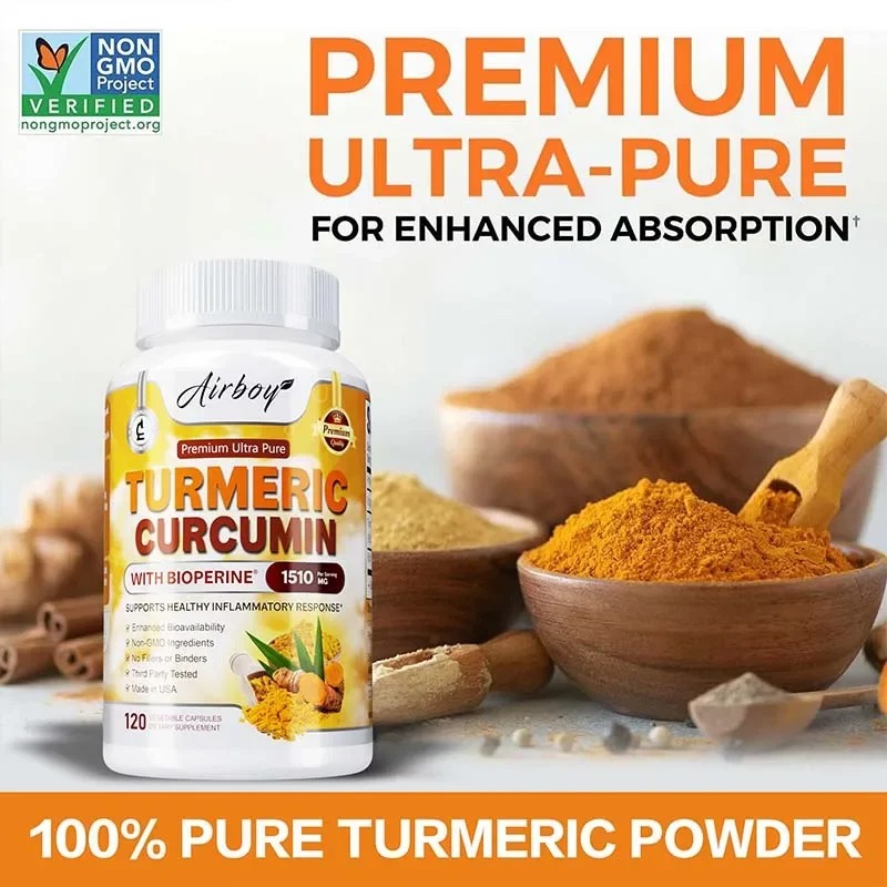 강황 커큐민 캡슐 - 소화 및 흡수 촉진, 관절 건강  - Turmeric Curcumin Capsule 리뷰 및 가격