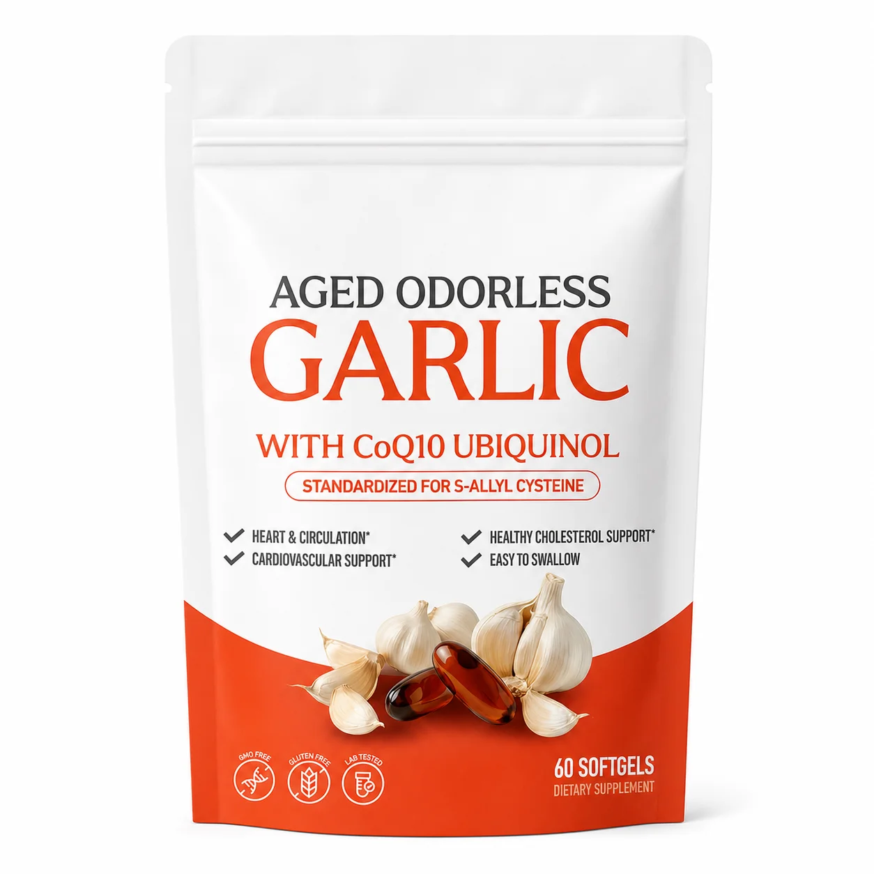 냄새가 없는 숙성 마늘 추출물 소프트젤, 600mg,  - Coq10 Ubiquinol Softgel 리뷰 및 가격