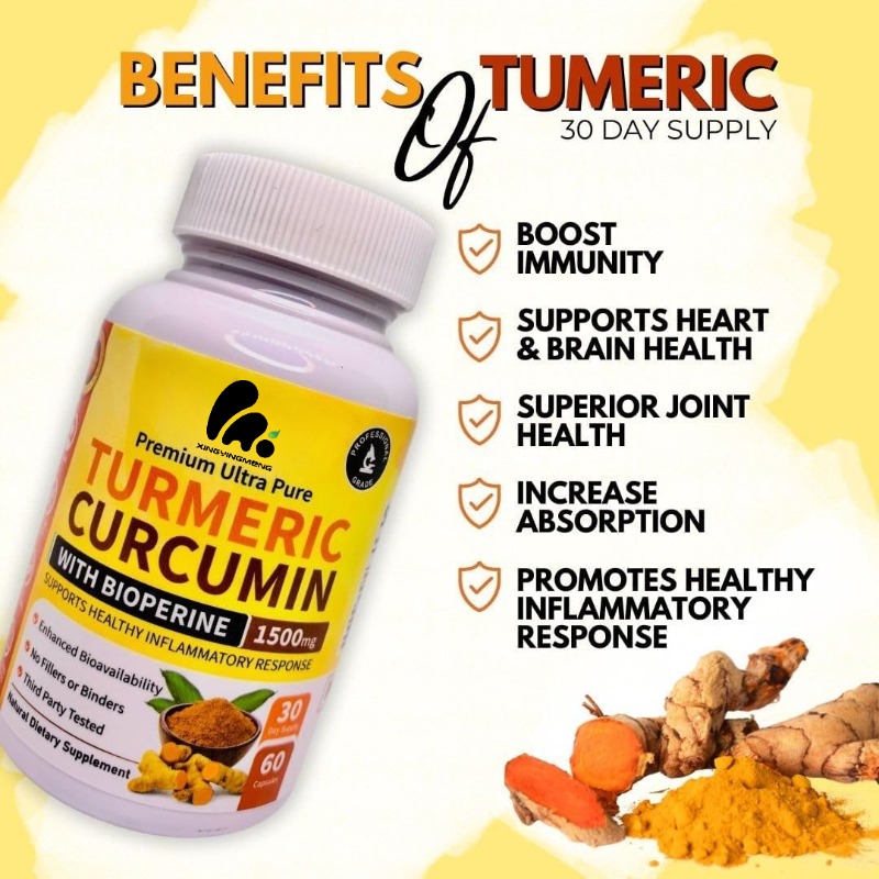 강황 커큐민 & 바이오피린 생강 보충제 1500mg 6 - Turmeric Curcumin Capsule 리뷰 및 가격