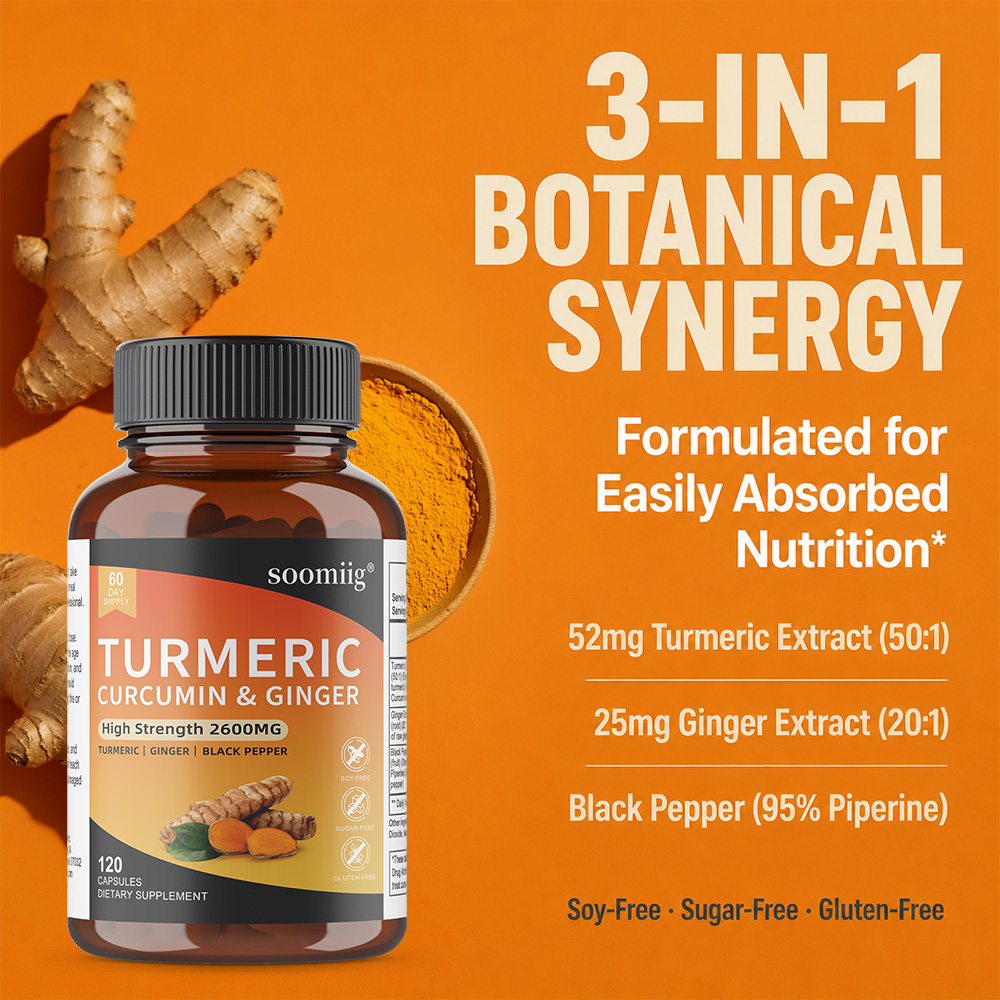 강황 커큐민 캡슐(생강 & 흑후추 함유), 관절의 편안 - Turmeric Curcumin Capsule 리뷰 및 가격